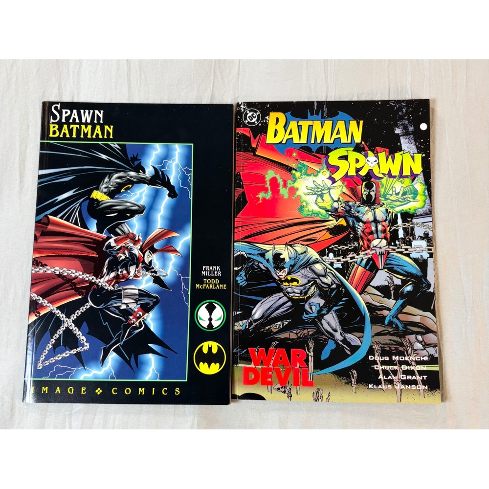 Spawn Batman #1 comic Batman spawn War Devil #1 1994 Image dc